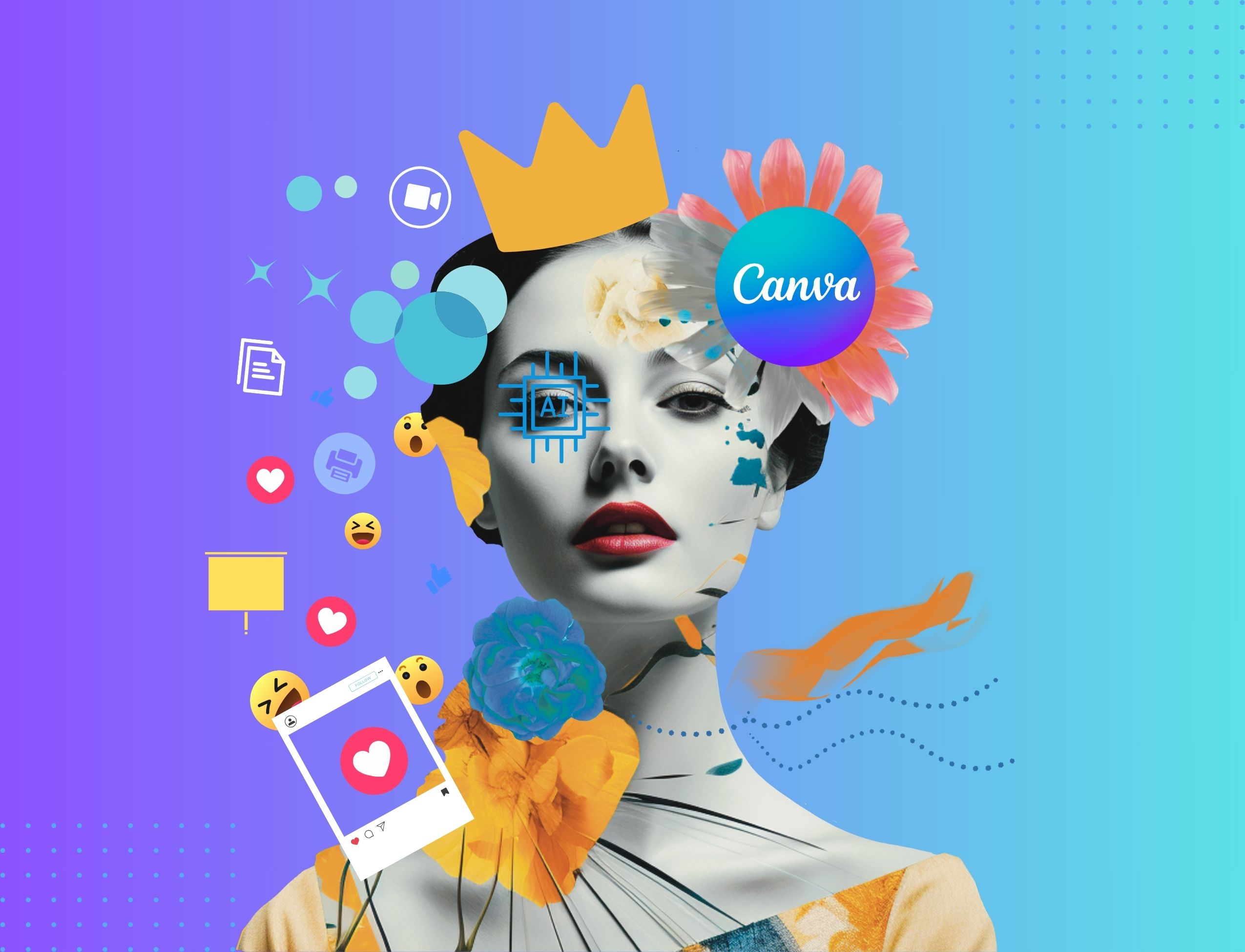 Creatieve kleurrijke achtergrond